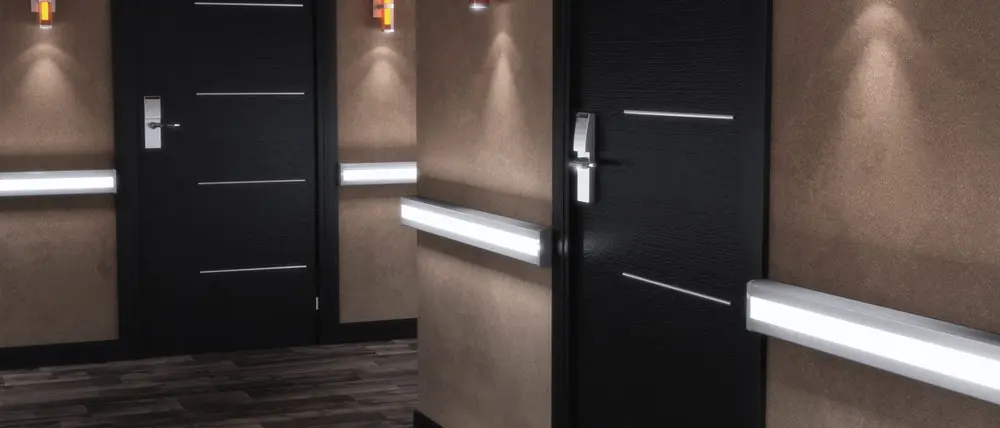 Illuminated trunking